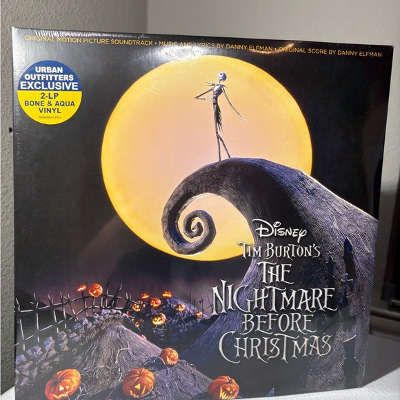 Disney Other - Disney Tim Burton's The Nightmare Before Christmas Vinyl - Yellow and Black